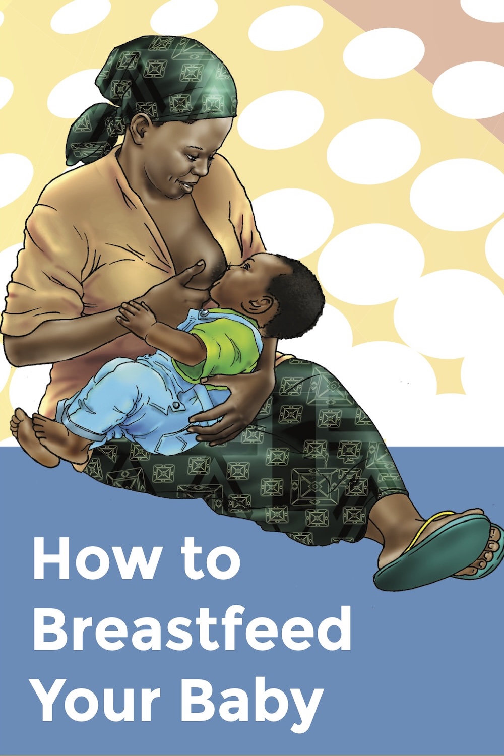 Front cover of the breastfeeding brochure.