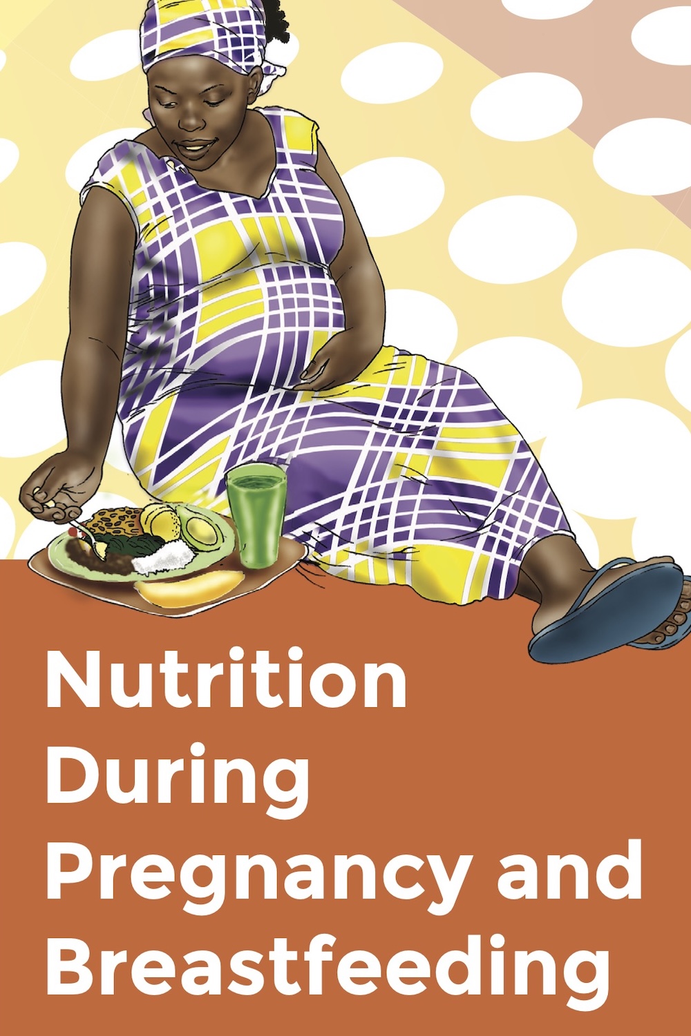 Front cover of the nutrition during pregnancy brochure.